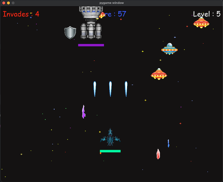 Space Invaders Game Screenshot